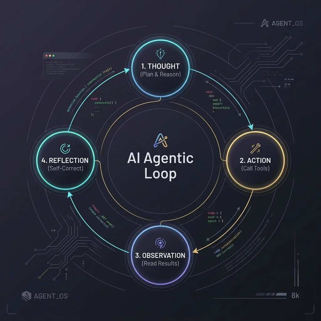 AI Agentic Loop Flowchart