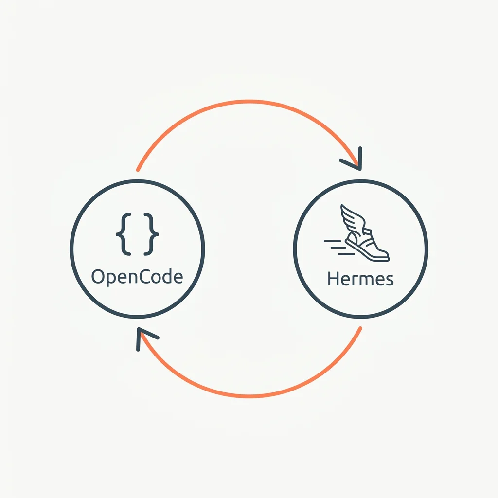 OpenCode ↔ Hermes Cleanup Loop
