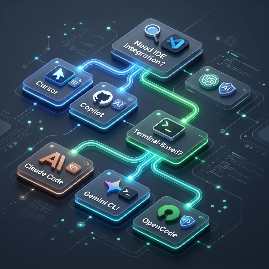 AI Coding Tools Decision Flowchart