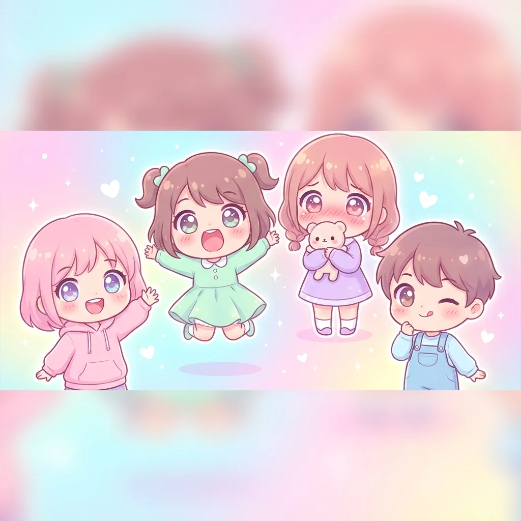 Chibi & Kawaii SREF Codes for Midjourney