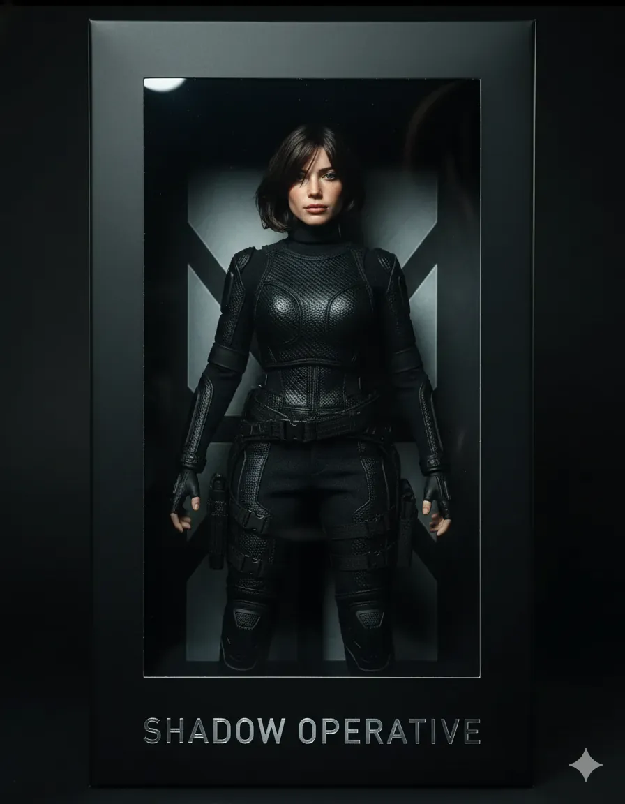 Premium modern collectible figure in Hot Toys style with realistic details and sleek packaging